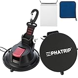 PHATRIP 2er Set Groß Saugnapf Haken Camping Saughaken bis 25 KG Extra...