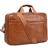 Herren Messenger Bag 17,3 Zoll Canvas/Leder Laptoptasche Rucksack für...