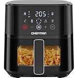 Chefman Heißluftfritteuse - 3,75 l kompakte Heissluftfritteuse für...