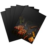 5er Set 40x30 cm BBQ Grillmatte, Backpapier, Antihaft Grillmatten,...