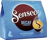 Senseo Pads Decaf, 16 Kaffeepads entkoffeiniert für 16 Getränke