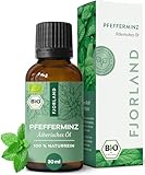 BIO Pfefferminzöl 100% Naturreines Mentha Piperita - Ätherisches Öl...