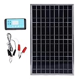 Ahuuen Solarmodul Mit Laderegler | 100W Solarmodul Laderegler...