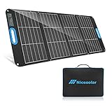Nicesolar Solarpanel Faltbar 100W Solarmodul für Tragbare Powerstation...
