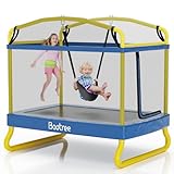 Rechteckiges Trampolin für Kinder, 200 cm, ASTM-zugelassen,...