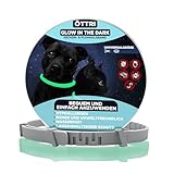 Zeckenhalsband für Hunde und Katzen | Leuchtendes Präventionshalsband...