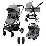 Bebeconfort Breeze Trio, Baby Kinderwagen 3 in 1 mit Kindersitz, 0-22 kg...
