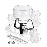 kela Juntos Bowle-Set 11-teilig aus Glas · Feuerzangenbowle Set mit...