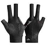 Wnddle Billard Handschuh, Snooker Handschuhe, Billiard Pool Cue Gloves,...