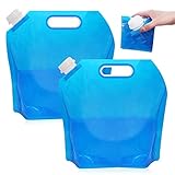 Horuili® Wassersäcke Faltbare, Wasserbehälter, 2 Stück 10L Tragbarer...