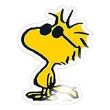 Spreadshirt Peanuts Woodstock Sonnenbrille Cool Sticker, max. 10 x 10 cm,...