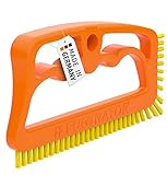 FUGINATOR® Fugenbürste orange/gelb– Bürste zur Fugenreinigung in Bad,...