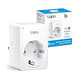 TP-Link Tapo Smart WLAN Steckdose Tapo P110 mit Energieverbrauchskontrolle,...