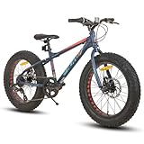 Hiland Kinder Fat Tire Fahrrad Fettrad Kinderfahrrad 7-Gang,...