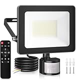 MEIKEE 35W LED Strahler mit Bewegungsmelder Außen 3440LM 6500K Kaltweiß 3...