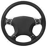 GLOSKIN Lenkradbezug Leder, Auto Lenkradbezug, 37-38 cm Steering Wheel...