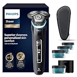 Philips Shaver S9000 – Elektrischer Nass-& Trockenrasierer für Männer,...