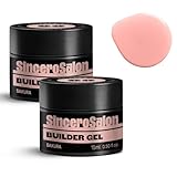 SINCERO SALON Aufbaugel für Gelnägel Set - Sakura - TPO-frei - UV Gel zur...