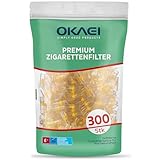 OKAEI Zigarettenfilter – 300 Stück, wiederverwendbar, passend für...