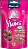 Vitakraft Cat Yums, Katzensnack, mit herzhafter Leberwurst, extra...