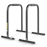 TREX SPORT Dip Barren TX-040DS | Dip Station bis 200 kg, höhenverstellbar...