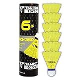 Talbot Torro Badminton-Ball TECH 350 6, 6er Dose, Korb: Gelb,...