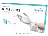 EUROPAPA® 100x Nitrilhandschuhe Box Einweghandschuhe, Einmalhandschuhe,...