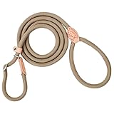 Retrieverleine mit Zugstopp, 180 cm Hundeleine mit Halsband,...