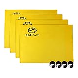 OPTIMUM Optimales Training Eckfahnen (4 Stück) – Rot, Unisex, Training,...