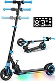 E Scooter für Kinder, elektroroller Kinder von 6-10-12 mit 5AH Akku, 150W...