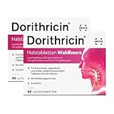 DORITHRICIN Halstabletten Waldbeere Doppelpackung (2x40 Stück)