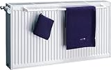XIMAX Handtuchhalter für Kompaktheizkörper, weiß, 525 mm, 1 Stück