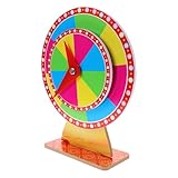 TOYANDONA Preisrad Tisch-Spinnrad Roulette-Rad - Für Karneval Messe...