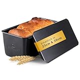 BREADLYST® Premium Brotbackform mit Deckel – Extra hohe Kastenform,...