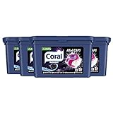 Coral Allin1 Waschmittel Caps Black Velvet Colorwaschmittel für dunkle...