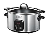 Russell Hobbs Slow Cooker [antihaftbeschichteter 6l XL-Gartopf,...