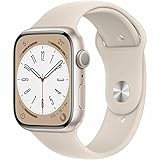 Apple Watch Series 8 (GPS, 45MM) - Starlight Aluminiumgehäuse mit...
