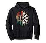 Retro Dartscheibe Dartboard 180 für Dartspieler Dart Herren Pullover...