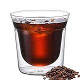 Kaffeetassen aus Glas – Espressotasse aus doppelwandigem Glas |...
