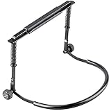 K&M 16416 Mundharmonikahalter Schwarz aus Stahl mit Federspannung speziell...