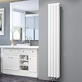 ELEGANT Design Flach Heizkörper 1800 x 308 mm Weiß Badheizkörper...