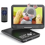 YOTON 12,5-Zoll Tragbarer DVD-Player mit 10,5-Zoll HD-Drehbildschirm, ideal...