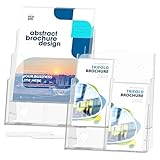 2er-Pack Acryl-Broschürenhalter,passend für 21,6x27,9cm große...