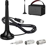 UKW/DAB+/DAB Antenne Zimmerantenne, Radioantenne Digitale, 75 Ohm mit...