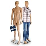 Melko 185CM Schaufensterpuppe Männlich Schneiderpuppe Herr beweglich...