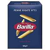 Barilla Pasta Klassische Penne Rigate n.73 aus hochwertigem Hartweizen...