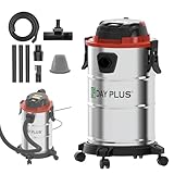 Bowose Nass-/Trockensauger mit 3-in-1-Funktionen zum Nasssaugen,...