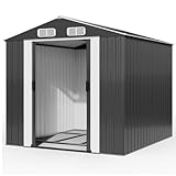 GARDEBRUK® XXXL Metall Gerätehaus 8m² mit Fundament 315x260x180cm...