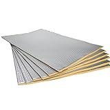 Haskyy 2mm Alubutyl Platten 1,11m² 500x370mm 6x Anti Dröhn Dämmmatte...