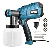 Farbsprühsystem, WESCO 500W 800 ml farbsprühgerät Elektro Lackierpistole...
